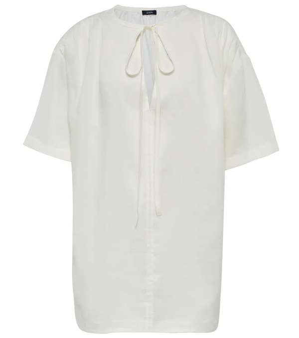  Joseph Joseph Tie-neck Ramie Blouse 