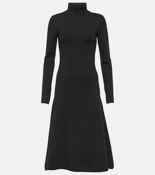  Joseph Joseph Turtleneck Silk-blend Midi Dress 