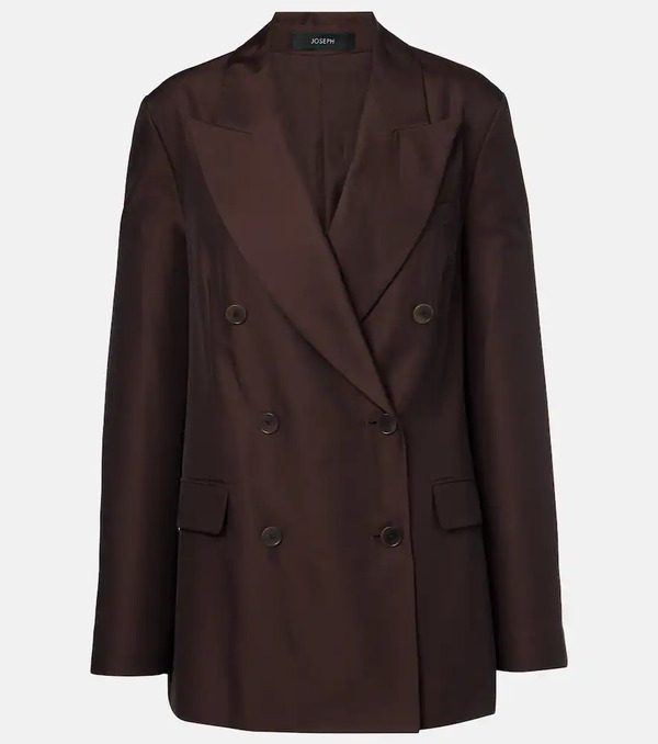  Joseph Joseph Valery Silk And Cotton Blazer 