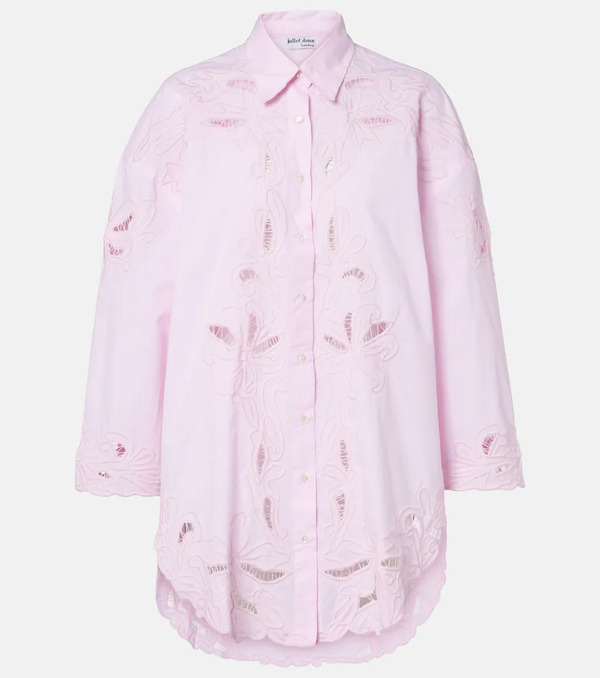  Juliet Dunn Juliet Dunn Oversized Cotton Top 