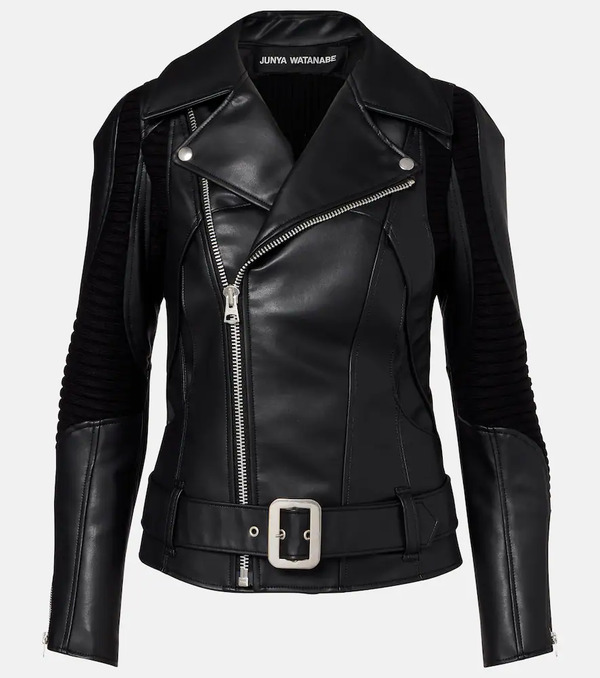  Junya Watanabe Junya Watanabe Belted Biker Jacket 