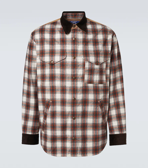  Junya Watanabe Junya Watanabe Checked Cotton Flannel Jacket 