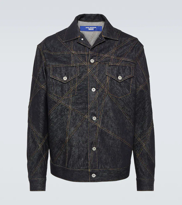  Junya Watanabe Junya Watanabe Embroidered Denim Jacket 