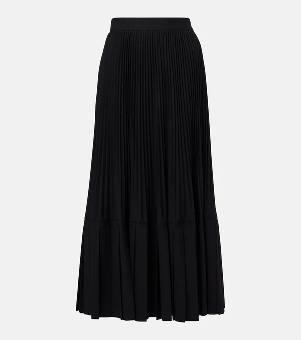  Junya Watanabe Junya Watanabe Plisse Wool-blend Maxi Skirt 