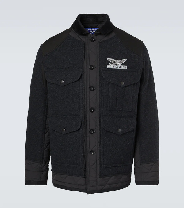  Junya Watanabe Junya Watanabe X Filson Embroidered Quilted Wool Field Jacket 