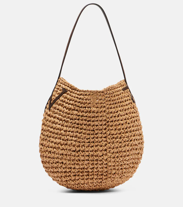  Jw Anderson Jw Anderson Bulb Small Raffia Bucket Bag 