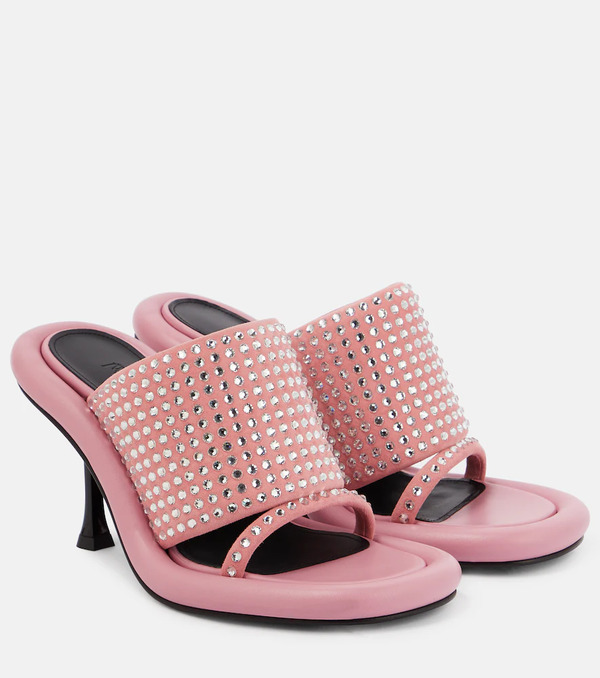  Jw Anderson Jw Anderson Bumper-tube Embellished Mules 