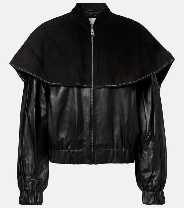  Jw Anderson Jw Anderson Caped Leather Jacket 