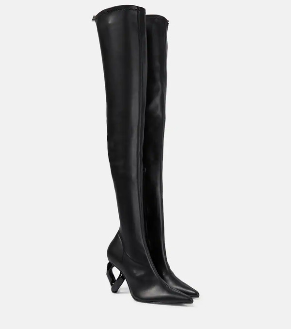  Jw Anderson Jw Anderson Chain Over-the-knee Leather Boots 