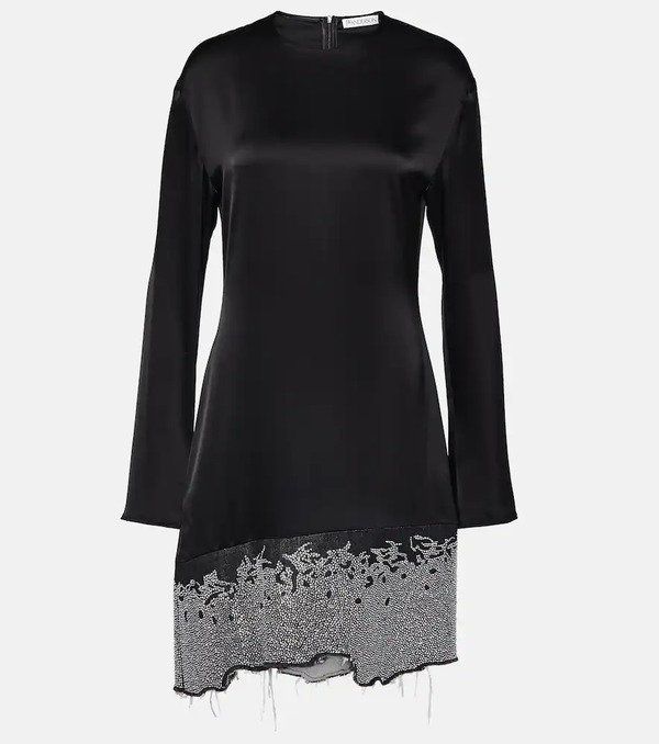  Jw Anderson Jw Anderson Deconstructed Satin Minidress 