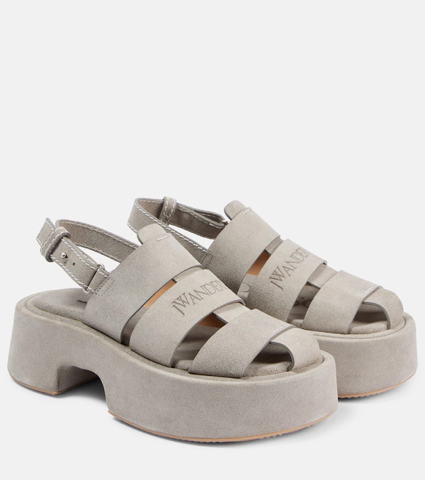  Jw Anderson Jw Anderson Fisherman Leather Platform Sandals 