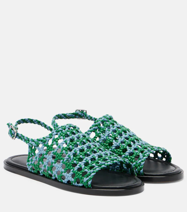  Jw Anderson Jw Anderson Net Fishnet Sandals 