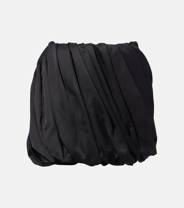  Jw Anderson Jw Anderson Pleated Satin Miniskirt 