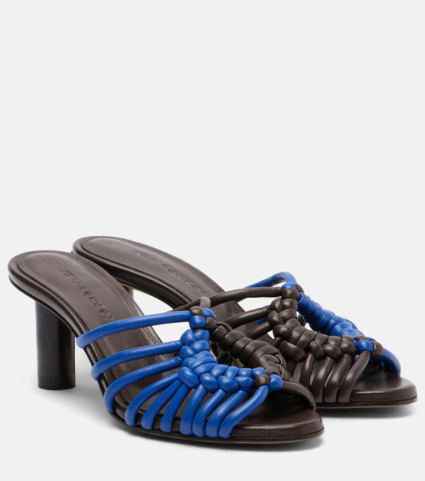  Jw Anderson Jw Anderson Plot Woven Leather Sandals 