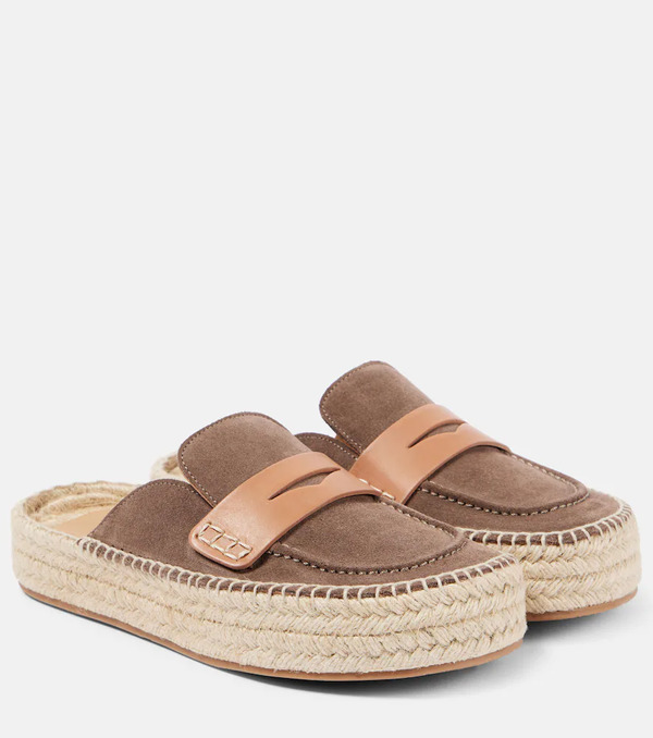  Jw Anderson Jw Anderson Suede Espadrille Loafers 