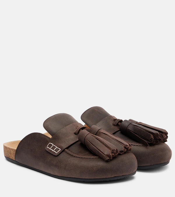  Jw Anderson Jw Anderson Tassel Suede Mules 