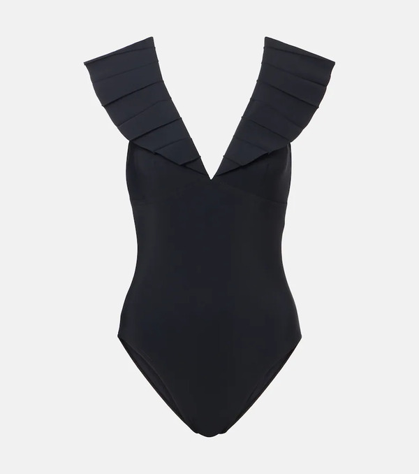  Karla Colletto Karla Colletto Alora Ruffled Swimsuit 