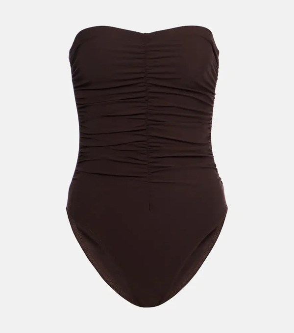  Karla Colletto Karla Colletto Basics Ruched Swimsuit 