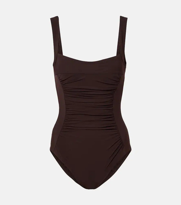  Karla Colletto Karla Colletto Basics Ruched Swimsuit 