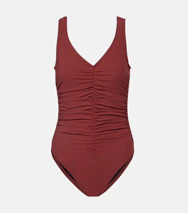  Karla Colletto Karla Colletto Basics Ruched Swimsuit 