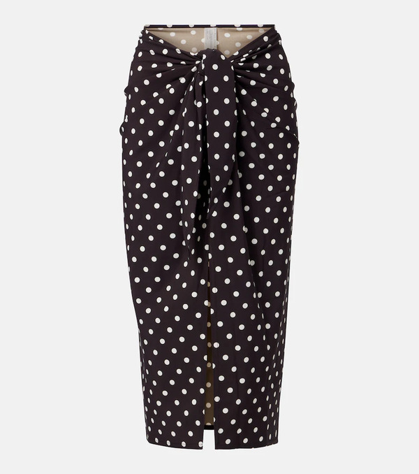  Karla Colletto Karla Colletto Polka-dot Beach Cover-up 