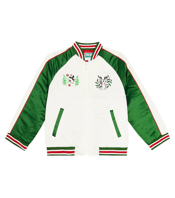  Kenzo Kids Kenzo Kids Embroidered Varsity Jacket 