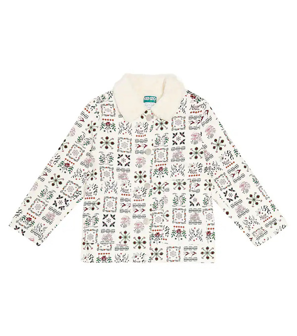  Kenzo Kids Kenzo Kids Printed Cotton Jacket 