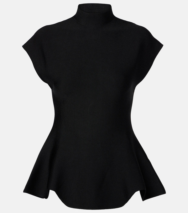  Khaite Khaite Andra Peplum Top 