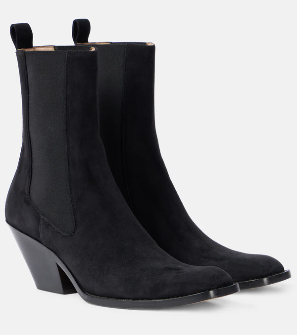  Khaite Khaite Austin 60 Suede Ankle Boots 