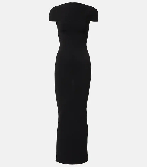  Khaite Khaite Basile Jersey Maxi Dress 