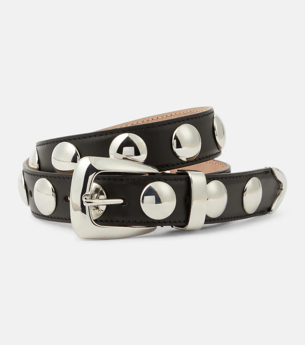  Khaite Khaite Benny Studded Leather Belt 