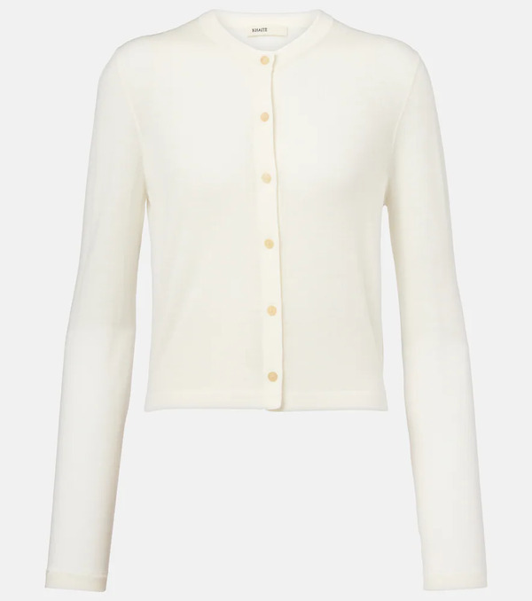  Khaite Khaite Brieta Wool-blend Cardigan 