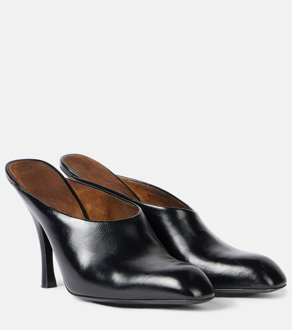  Khaite Khaite Colt 100 Leather Mules 