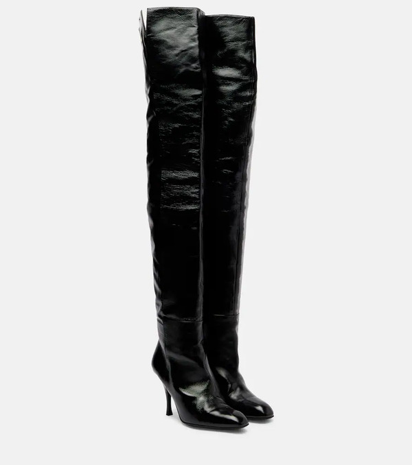  Khaite Khaite Colt 100 Leather Over-the-knee Boots 