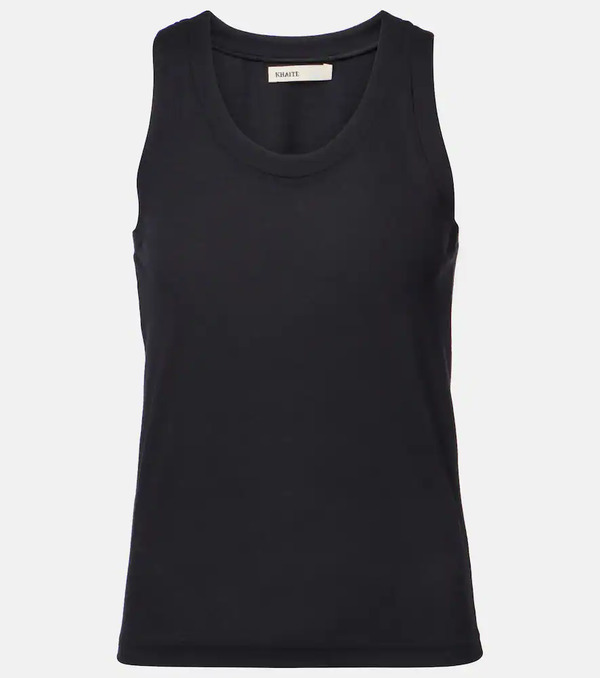  Khaite Khaite Cotton-blend Jersey Tank Top 