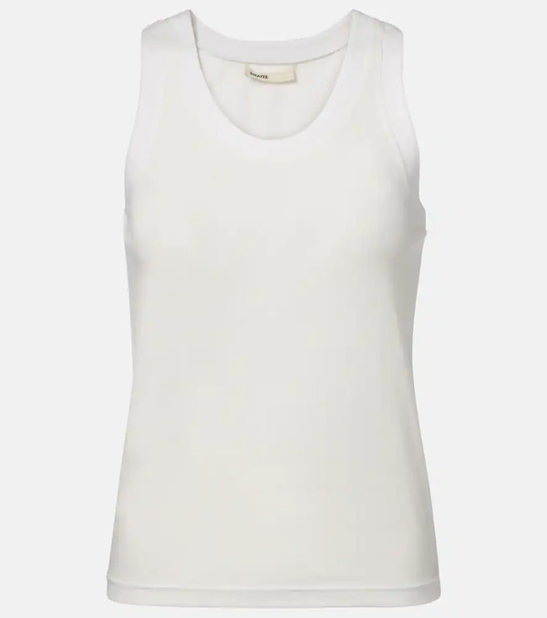  Khaite Khaite Cotton-blend Jersey Tank Top 