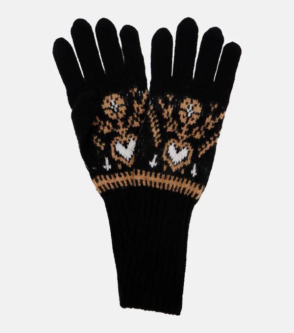  Khaite Khaite Domini Fair Isle Cashmere Gloves 
