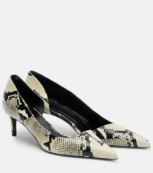  Khaite Khaite Jett D'orsay 45 Leather Pumps 