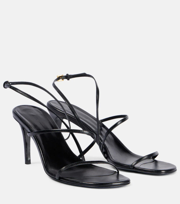  Khaite Khaite Loop 75 Leather Sandals 