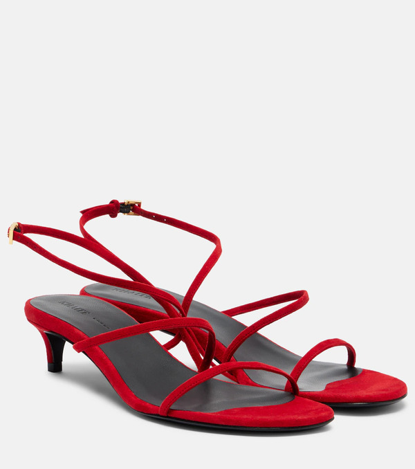  Khaite Khaite Loop 35 Suede Sandals 
