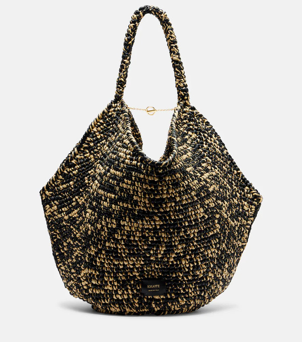  Khaite Khaite Lotus Medium Raffia Tote Bag 