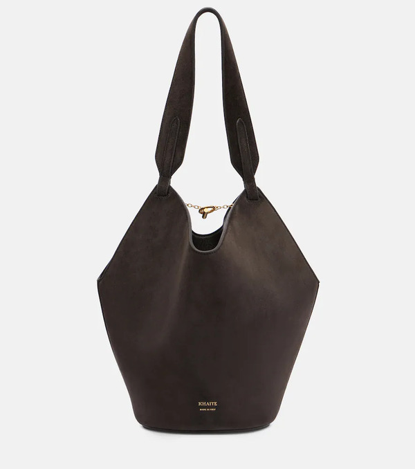  Khaite Khaite Lotus Mini Suede Tote Bag 