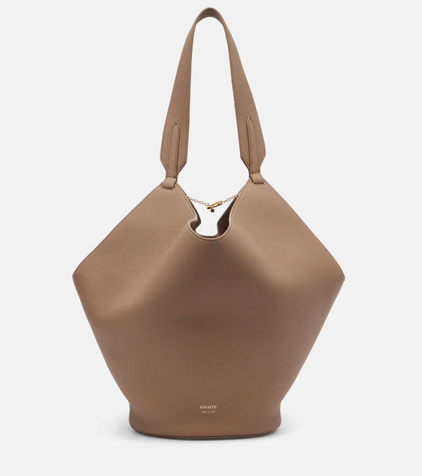  Khaite Khaite Lotus Small Leather Tote Bag 