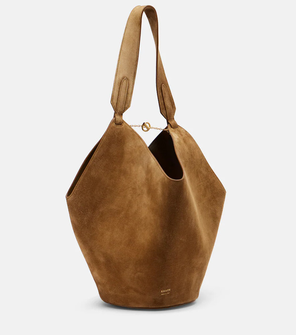  Khaite Khaite Lotus Small Suede Tote Bag 