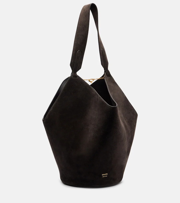  Khaite Khaite Lotus Small Suede Tote Bag 