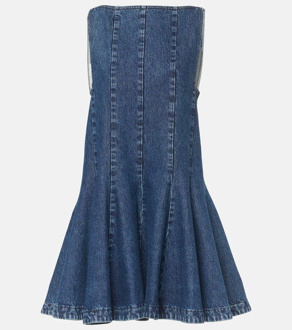  Khaite Khaite Mags Denim Minidress 