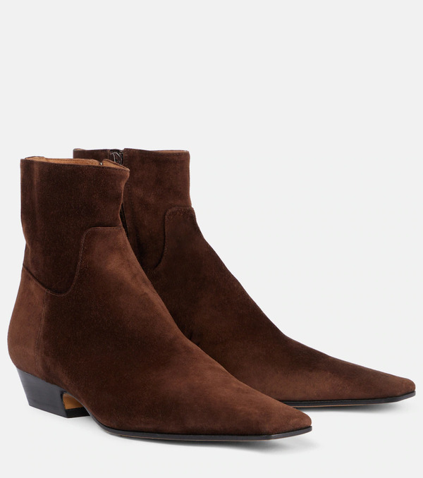  Khaite Khaite Marfa Suede Chelsea Boots 