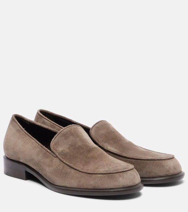  Khaite Khaite Miles Suede Loafers 