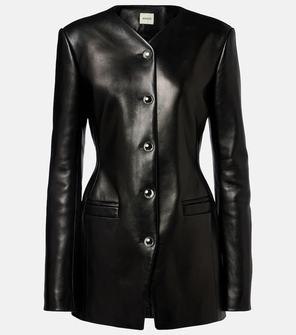  Khaite Khaite Naran Leather Jacket 