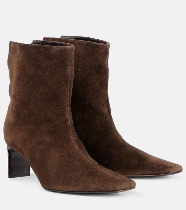  Khaite Khaite Ona 55 Suede Ankle Boots 